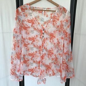 Semi-sheer Fly Away Top